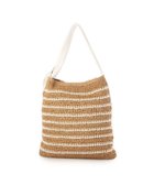 【アンビリオン/UNBILLION】のカシュカシュ cachecache / 柄ボーダークロッシェトート アイボリー|ID: prp329100004498616 ipo3291000000031907836