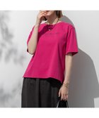 【23区/NIJYUSANKU】の【洗える】ボタニカル カラー Tシャツ フューシャピンク系|ID: prp329100004498617 ipo3291000000031736602
