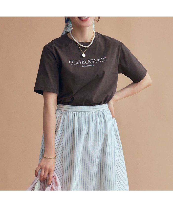 【23区/NIJYUSANKU】の【洗える】ボタニカル カラー Tシャツ インテリア・キッズ・メンズ・レディースファッション・服の通販 founy(ファニー) https://founy.com/ ファッション Fashion レディースファッション WOMEN トップス・カットソー Tops/Tshirt シャツ/ブラウス Shirts/Blouses ロング / Tシャツ T-Shirts カットソー Cut and Sewn イエロー Yellow 春 Spring 洗える Washable カットソー Cut And Sew フェミニン Feminine ベーシック Basic ボタニカル Botanical S/S・春夏 Ss・Spring/Summer 夏 Summer 2025年 2025 2025春夏・S/S Ss,Spring/Summer,2025 |ID: prp329100004498617 ipo3291000000031854660