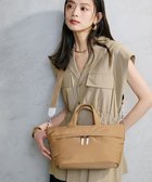 【トプカピ/TOPKAPI】の【Breath TOPKAPI】【撥水】マット ナイロン ショルダー付き ミニ トートバッグ ベージュ|ID: prp329100004498629 ipo3291000000031830007