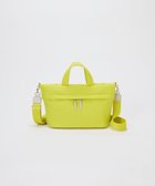 【トプカピ/TOPKAPI】の【Breath TOPKAPI】【撥水】マット ナイロン ショルダー付き ミニ トートバッグ ライムグリーン|ID: prp329100004498629 ipo3291000000031830008
