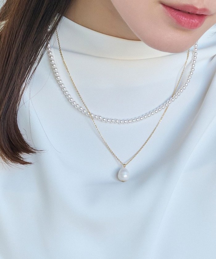 【フィービィー/phoebe】のクラシカルパール2連ネックレス インテリア・キッズ・メンズ・レディースファッション・服の通販 founy(ファニー) https://founy.com/ ファッション Fashion レディースファッション WOMEN ジュエリー Jewelry ネックレス Necklaces おすすめ Recommend アクセサリー Accessories クラシカル Classical シンプル Simple スウェット Sweat ネックレス Necklace パール Pearl エレガント 上品 Elegant |ID: prp329100004498653 ipo3291000000031830058