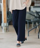 【ティアクラッセ/Tiaclasse】の【洗える・接触冷感・紫外線ケア・サラごこち】選べるパンツ(テーパード/ワイド) ネイビー:ワイド|ID: prp329100004498685 ipo3291000000031909731