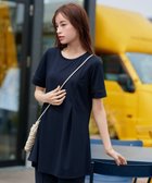 【ティアクラッセ/Tiaclasse】の【洗える・接触冷感・紫外線ケア・サラごこち】はしごレースチュニック ネイビー|ID: prp329100004498689 ipo3291000000031909609