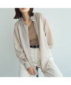 【イェッカ ヴェッカ/YECCA VECCA】のサイドスリットシアーシャツ 人気、トレンドファッション・服の通販 founy(ファニー) ファッション Fashion レディースファッション Fashion for Women トップス・カットソー Cut & Sew Tops シャツ・ブラウス・オフィスカジュアル Elegant Blouses & Button-Ups おすすめ Recommended / Our Picks シアー Sheer, See-Through シンプル Simple, Minimal スリット Slit, Slit Detail ポケット Pocket, Pocket Detail 夏 Summer 春 Spring S/S・春夏 SS, Spring/Summer, Warm Season 長袖 Long Sleeve, Full Sleeve thumbnail Light Beige|ID: prp329100004498695 ipo3291000000033263733