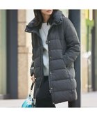 【ジェイ プレス/J.PRESS】の【洗える】ポリエステルハウンドトゥース ロング ダウンコート グレー系3|ID: prp329100004499303 ipo3291000000034310704