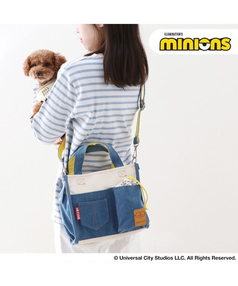 【ペットパラダイス/PET PARADISE / GOODS】のミニオン デニム お散歩バッグ 人気、トレンドファッション・服の通販 founy(ファニー) 　ショルダー　Shoulder　デニム　Denim　ホーム・キャンプ・アウトドア・お取り寄せ　Home,Garden,Outdoor,Camping Gear　ペットグッズ　Pet Supplies　 other-1|ID: prp329100004499318 ipo3291000000031742721