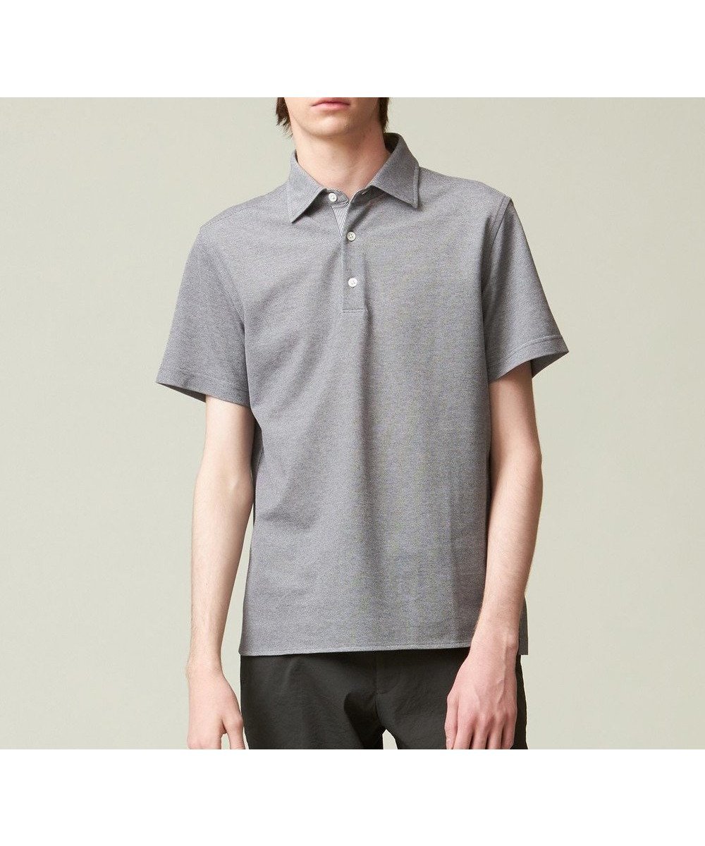 【ジェイ プレス/J.PRESS / MEN】の【ビジネス対応 / 吸水速乾】カノコインレイ ポロシャツ 人気、トレンドファッション・服の通販 founy(ファニー) 　ファッション　Fashion　メンズファッション　Men's Style Online　トップス・カットソー　Tops/Tshirt/Men　シャツ　Shirts　ポロシャツ　Polo Shirts　インナー　Inner　春　Spring　ギャザー　Gather　吸水　Water Absorption　鹿の子　Pique　シャンブレー　Chambray　ジャケット　Jacket　ストライプ　Stripe　ストレート　Straight　ドレス　Dress　フィット　Fit　ポロシャツ　Polo Shirt　半袖　Short Sleeve　無地　Plain Color　ヨーク　Yoke　ラウンド　Round　レギュラー　Regular　S/S・春夏　Ss・Spring/Summer　再入荷　Restock/Back In Stock/Re Arrival　夏　Summer　ビジネス 仕事 通勤　Business　 other-1|ID: prp329100004499327 ipo3291000000032662416