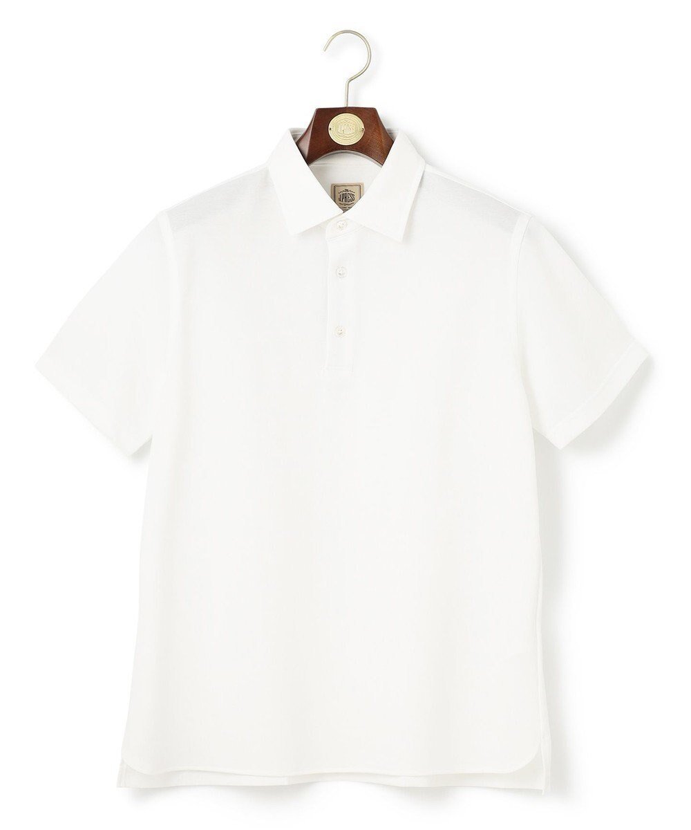 【ジェイ プレス/J.PRESS / MEN】の【ビジネス対応 / 吸水速乾】カノコインレイ ポロシャツ インテリア・キッズ・メンズ・レディースファッション・服の通販 founy(ファニー) 　ファッション　Fashion　メンズファッション　Men's Style Online　トップス・カットソー　Tops/Tshirt/Men　シャツ　Shirts　ポロシャツ　Polo Shirts　インナー　Inner　春　Spring　ギャザー　Gather　吸水　Water Absorption　鹿の子　Pique　シャンブレー　Chambray　ジャケット　Jacket　ストライプ　Stripe　ストレート　Straight　ドレス　Dress　フィット　Fit　ポロシャツ　Polo Shirt　半袖　Short Sleeve　無地　Plain Color　ヨーク　Yoke　ラウンド　Round　レギュラー　Regular　S/S・春夏　Ss・Spring/Summer　再入荷　Restock/Back In Stock/Re Arrival　夏　Summer　ビジネス 仕事 通勤　Business　ホワイト系|ID: prp329100004499327 ipo3291000000032662419