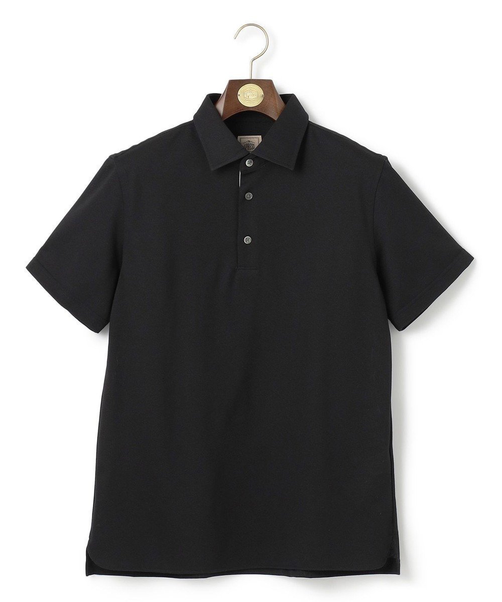 【ジェイ プレス/J.PRESS / MEN】の【ビジネス対応 / 吸水速乾】カノコインレイ ポロシャツ インテリア・キッズ・メンズ・レディースファッション・服の通販 founy(ファニー) 　ファッション　Fashion　メンズファッション　Men's Style Online　トップス・カットソー　Tops/Tshirt/Men　シャツ　Shirts　ポロシャツ　Polo Shirts　インナー　Inner　春　Spring　ギャザー　Gather　吸水　Water Absorption　鹿の子　Pique　シャンブレー　Chambray　ジャケット　Jacket　ストライプ　Stripe　ストレート　Straight　ドレス　Dress　フィット　Fit　ポロシャツ　Polo Shirt　半袖　Short Sleeve　無地　Plain Color　ヨーク　Yoke　ラウンド　Round　レギュラー　Regular　S/S・春夏　Ss・Spring/Summer　再入荷　Restock/Back In Stock/Re Arrival　夏　Summer　ビジネス 仕事 通勤　Business　ブラック系|ID: prp329100004499327 ipo3291000000032662420