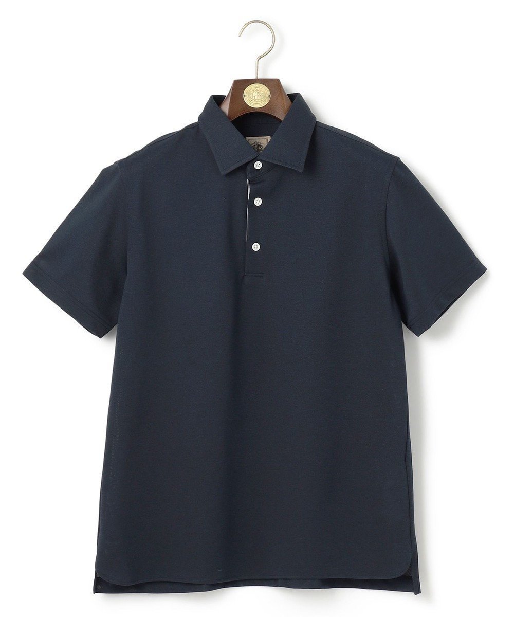 【ジェイ プレス/J.PRESS / MEN】の【ビジネス対応 / 吸水速乾】カノコインレイ ポロシャツ インテリア・キッズ・メンズ・レディースファッション・服の通販 founy(ファニー) 　ファッション　Fashion　メンズファッション　Men's Style Online　トップス・カットソー　Tops/Tshirt/Men　シャツ　Shirts　ポロシャツ　Polo Shirts　インナー　Inner　春　Spring　ギャザー　Gather　吸水　Water Absorption　鹿の子　Pique　シャンブレー　Chambray　ジャケット　Jacket　ストライプ　Stripe　ストレート　Straight　ドレス　Dress　フィット　Fit　ポロシャツ　Polo Shirt　半袖　Short Sleeve　無地　Plain Color　ヨーク　Yoke　ラウンド　Round　レギュラー　Regular　S/S・春夏　Ss・Spring/Summer　再入荷　Restock/Back In Stock/Re Arrival　夏　Summer　ビジネス 仕事 通勤　Business　ネイビー系|ID: prp329100004499327 ipo3291000000032662421