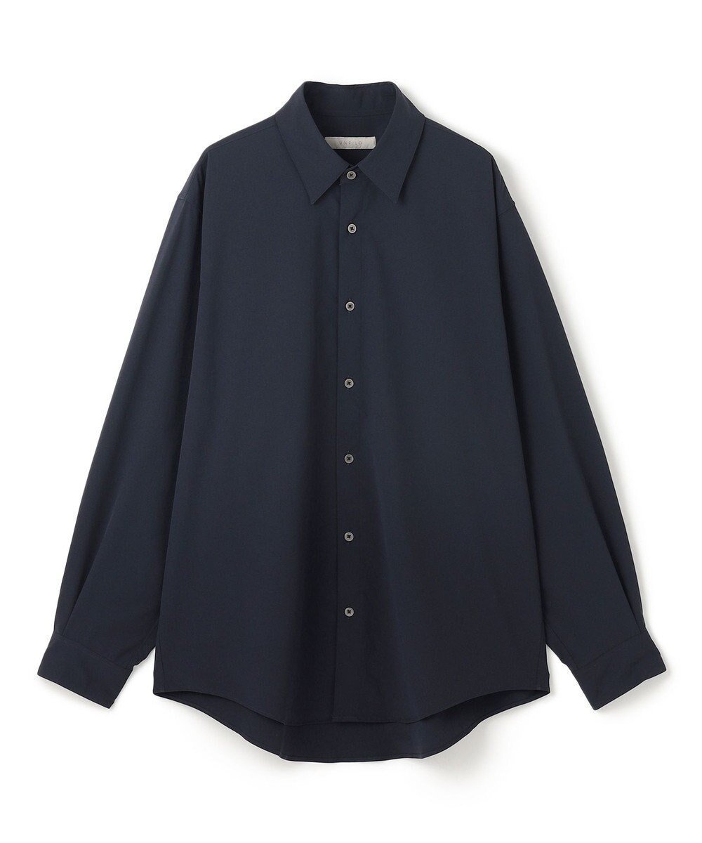 【アンフィーロ/UNFILO / MEN】の【ストレッチ/接触冷感/UVケア】コンフォートシャツ レギュラーカラー インテリア・キッズ・メンズ・レディースファッション・服の通販 founy(ファニー) 　ファッション　Fashion　メンズファッション　MEN　トップス・カットソー　Tops/Tshirt/Men　シャツ　Shirts　シンプル　Simple　ストレッチ　Stretch　バランス　Balance　レギュラー　Regular　A/W・秋冬　Aw・Autumn/Winter・Fw・Fall-Winter　S/S・春夏　Ss・Spring/Summer　夏　Summer　ネイビー|ID: prp329100004499339 ipo3291000000032273342