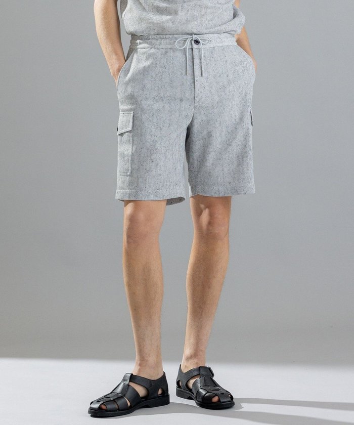 【ジョゼフ オム/JOSEPH HOMME / MEN】のリネンドビージャージー / BERMUDA インテリア・キッズ・メンズ・レディースファッション・服の通販 founy(ファニー) https://founy.com/ ファッション Fashion メンズファッション MEN ボトムス Bottoms/Men おすすめ Recommend アンサンブル Ensemble ショート Short ストレッチ Stretch テーパード Tapered ポケット Pocket リゾート Resort リネン Linen 再入荷 Restock/Back In Stock/Re Arrival 夏 Summer 春 Spring S/S・春夏 Ss・Spring/Summer 羽織 Haori |ID: prp329100004499349 ipo3291000000031962063