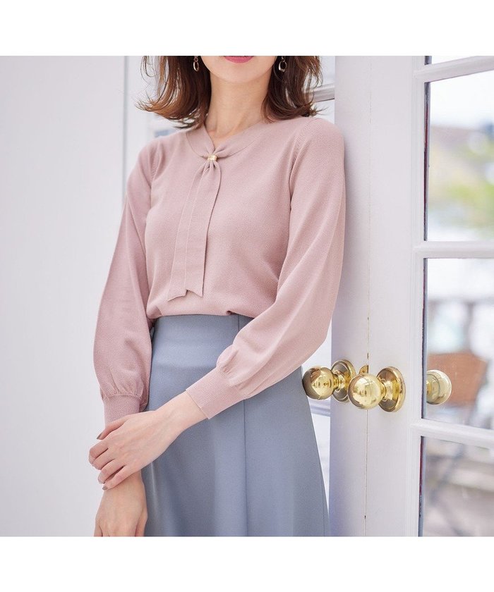 【エニィ スィス/any SiS】の【洗える】ボウタイ ニット インテリア・キッズ・メンズ・レディースファッション・服の通販 founy(ファニー) https://founy.com/ ファッション Fashion レディースファッション WOMEN トップス・カットソー Tops/Tshirt ニット Knit Tops おすすめ Recommend アンサンブル Ensemble カーディガン Cardigan セーター Sweater フェミニン Feminine ベーシック Basic エレガント 上品 Elegant 洗える Washable A/W・秋冬 Aw・Autumn/Winter・Fw・Fall-Winter |ID: prp329100004499397 ipo3291000000031979901