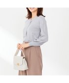 【エニィ スィス/any SiS】の【洗える】ボウタイ ニット アイスブルー|ID: prp329100004499397 ipo3291000000031979903