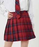 【ウィゴー/WEGO】の【SCHOOLITEM/SMLサイズ展開】スクールプリーツスカート レッドチェック1|ID: prp329100004499952 ipo3291000000032099356