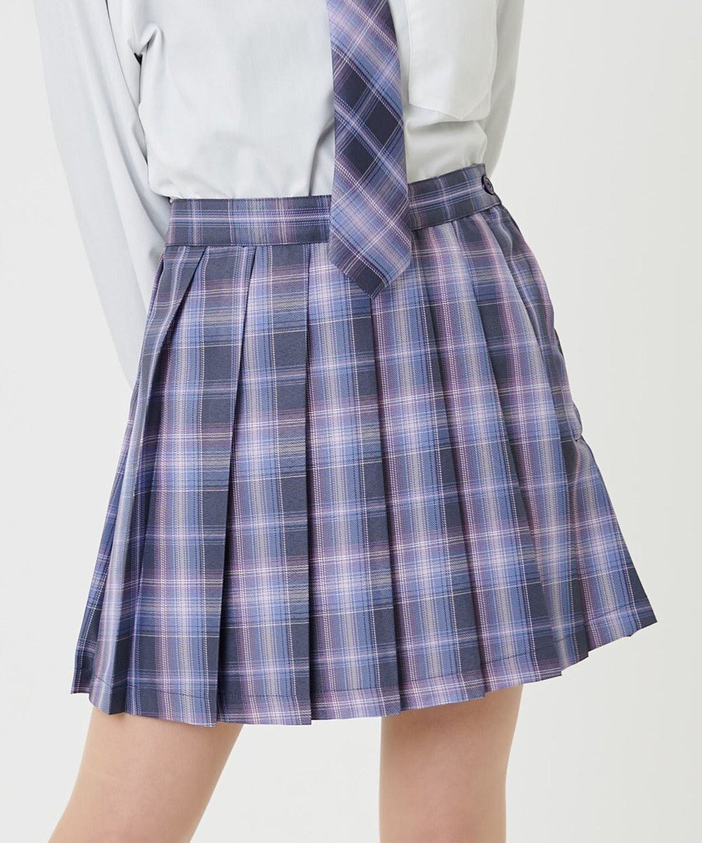 【ウィゴー/WEGO】の【SCHOOLITEM/SMLサイズ展開】スクールプリーツスカート インテリア・キッズ・メンズ・レディースファッション・服の通販 founy(ファニー) 　ファッション　Fashion　レディースファッション　WOMEN　スカート　Skirt　プリーツスカート　Pleated Skirts　おすすめ　Recommend　スマホ　Smartphone　プリーツ　Pleats　再入荷　Restock/Back In Stock/Re Arrival　夏　Summer　春　Spring　S/S・春夏　Ss・Spring/Summer　パープルチェック1|ID: prp329100004499952 ipo3291000000032099358