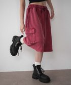 【ウィゴー/WEGO】のスウェットカーゴハーフパンツ レッド|ID: prp329100004499986 ipo3291000000031994355