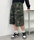 【ウィゴー/WEGO】の【ウエストゴム】スウェットカーゴハーフパンツ 柄1|ID: prp329100004499986 ipo3291000000032741693