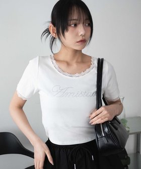 【ウィゴー/WEGO】のロゴレースちびT 人気、トレンドファッション・服の通販 founy(ファニー) ファッション Fashion レディースファッション WOMEN トップス・カットソー Tops/Tshirt シャツ/ブラウス Shirts/Blouses ロング / Tシャツ T-Shirts カットソー Cut and Sewn カットソー Cut And Sew ショート Short ストーン Stone スマホ Smartphone トレンド Trend フリル Frills レース Race 半袖 Short Sleeve 夏 Summer 春 Spring S/S・春夏 Ss・Spring/Summer |ID:prp329100004499992