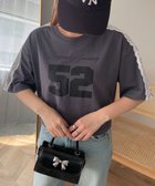 【ウィゴー/WEGO】のレースショルダーショートT スミクロ|ID: prp329100004500005 ipo3291000000032098068