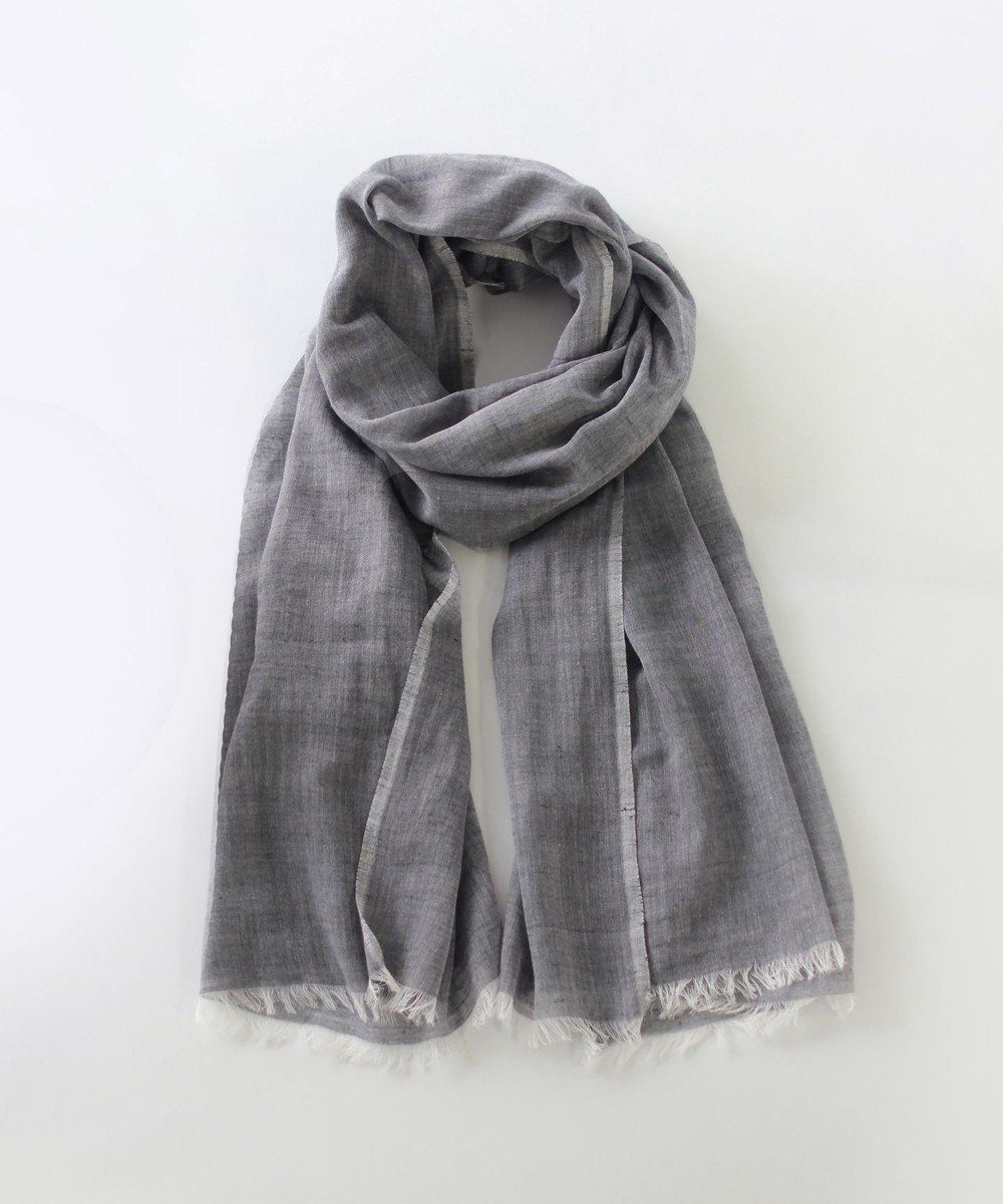 【オルクベット/ORuKuBET】の【オンワード・クローゼット限定】KHADI COTTON STOLE インテリア・キッズ・メンズ・レディースファッション・服の通販 founy(ファニー) 　ファッション　Fashion　レディースファッション　WOMEN　インド　India　ショール　Shawl　ストール　Stall　ネップ　Nep Yarn　夏　Summer　春　Spring　S/S・春夏　Ss・Spring/Summer　チャコール|ID: prp329100004500059 ipo3291000000031830030