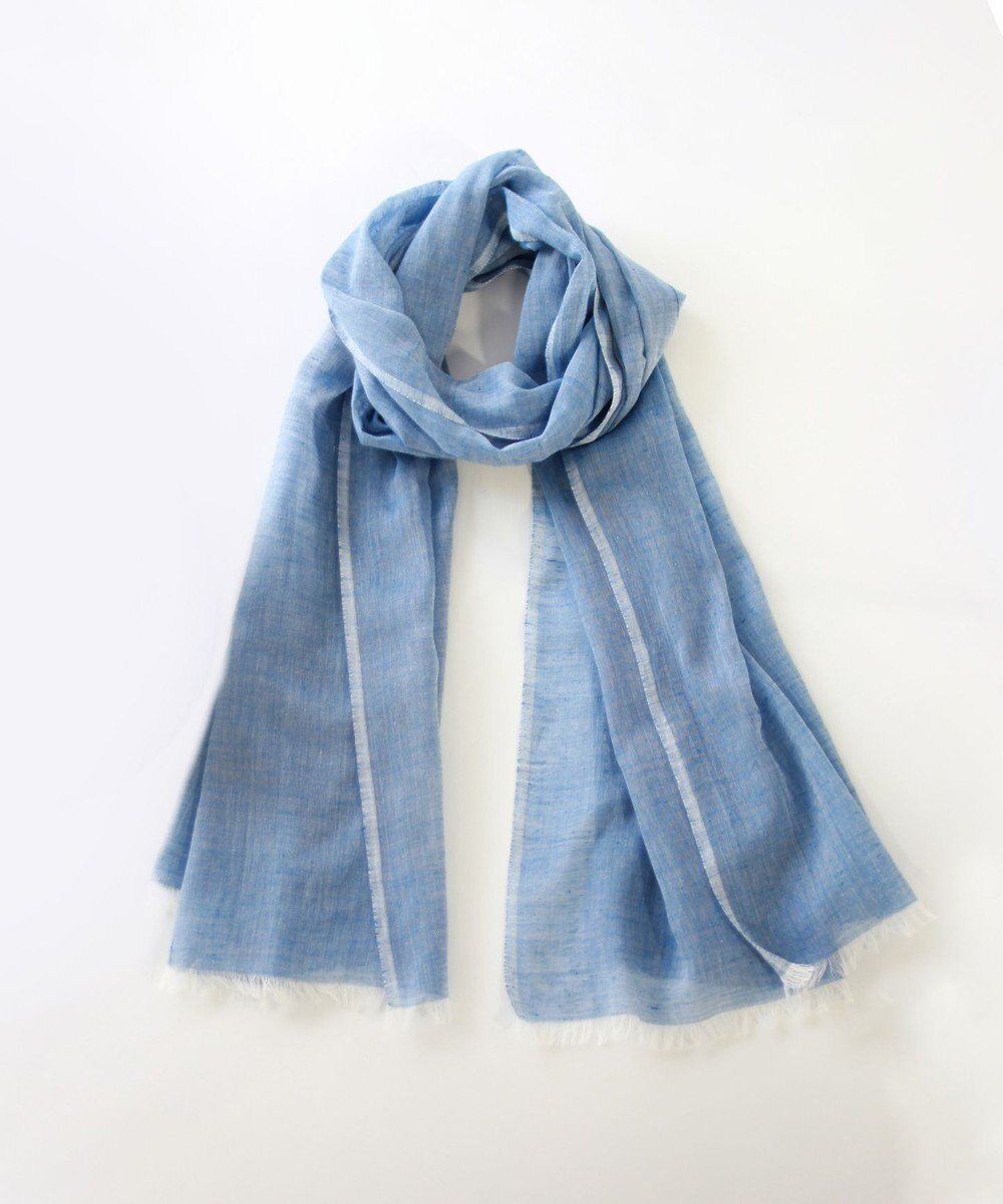 【オルクベット/ORuKuBET】の【オンワード・クローゼット限定】KHADI COTTON STOLE インテリア・キッズ・メンズ・レディースファッション・服の通販 founy(ファニー) 　ファッション　Fashion　レディースファッション　WOMEN　インド　India　ショール　Shawl　ストール　Stall　ネップ　Nep Yarn　夏　Summer　春　Spring　S/S・春夏　Ss・Spring/Summer　ブルー|ID: prp329100004500059 ipo3291000000031830032