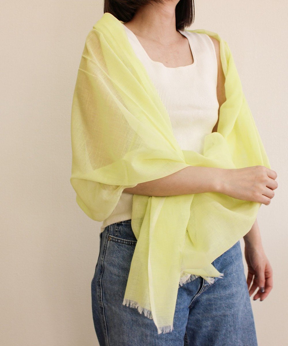 【オルクベット/ORuKuBET】の【オンワード・クローゼット限定】KHADI COTTON STOLE インテリア・キッズ・メンズ・レディースファッション・服の通販 founy(ファニー) 　ファッション　Fashion　レディースファッション　WOMEN　インド　India　ショール　Shawl　ストール　Stall　ネップ　Nep Yarn　夏　Summer　春　Spring　S/S・春夏　Ss・Spring/Summer　イエロー|ID: prp329100004500059 ipo3291000000031830035