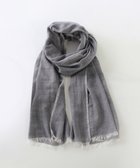 【オルクベット/ORuKuBET】の【オンワード・クローゼット限定】KHADI COTTON STOLE チャコール|ID: prp329100004500059 ipo3291000000032742326