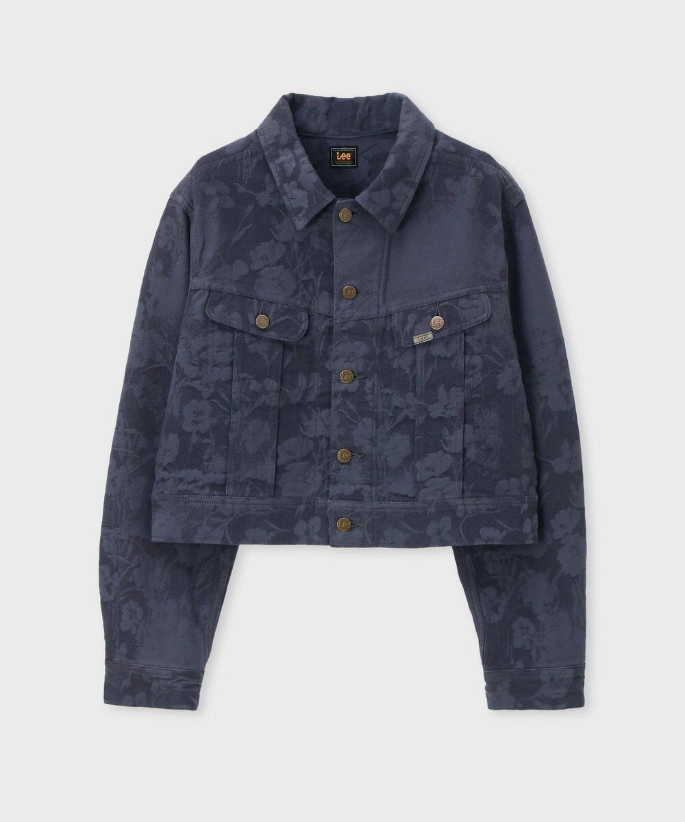 【ポール スミス/Paul Smith】のPaul Smith + Lee ジャカード デニムジャケット インテリア・キッズ・メンズ・レディースファッション・服の通販 founy(ファニー) 　ファッション　Fashion　レディースファッション　WOMEN　アウター　Coat Outerwear　ジャケット　Jackets　デニムジャケット　Denim Jackets　クロップド　Cropped　ジャカード　Jacquard　ジャケット　Jacket　チェーン　Chain　デニム　Denim　トレンド　Trend　ワイド　Wide　夏　Summer　S/S・春夏　Ss・Spring/Summer　A/W・秋冬　Aw・Autumn/Winter・Fw・Fall-Winter　パープル|ID: prp329100004500061 ipo3291000000031749366