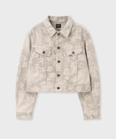 【ポール スミス/Paul Smith】のPaul Smith + Lee ジャカード デニムジャケット 人気、トレンドファッション・服の通販 founy(ファニー) ファッション Fashion レディースファッション Fashion for Women アウター Coat / Outerwear Collection レディースジャケット・軽アウター Jackets デニムジャケット / カジュアルアウター Denim Jackets クロップド Cropped, Short Length ジャカード／ジャガード Jacquard, Woven Pattern ジャケット Jacket, Outerwear チェーン Chain, Chain Strap デニム Denim, Jeans Material トレンド Trend, Trending Now ワイド Wide, Wide Fit 再入荷 Restock / Back in Stock 夏 Summer S/S・春夏 SS, Spring/Summer, Warm Season A/W・秋冬 Autumn/Winter |ID:prp329100004500061