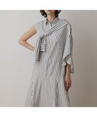 【グレース コンチネンタル/GRACE CONTINENTAL】のストライプシャツワンピース ホワイト|ID: prp329100004500072 ipo3291000000032595911