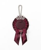 【ウィゴー/WEGO】のティアラリボンロゼットキーホルダー ワイン|ID: prp329100004500100 ipo3291000000032099091