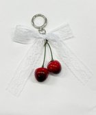 【ウィゴー/WEGO】のビッグチェリーリボンキーホルダー 柄2|ID: prp329100004500137 ipo3291000000032241074