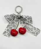 【ウィゴー/WEGO】のビッグチェリーリボンキーホルダー 柄3|ID: prp329100004500137 ipo3291000000032241076