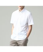 【ジェイ プレス/J.PRESS / MEN】の【吸水速乾 / 抗菌防臭 / 防シワ】【J.PRESS OXFORD JERSEY】カノコインレイ半袖 シャツ / B.D. ホワイト系|ID: prp329100004500700 ipo3291000000032990382