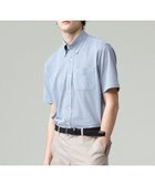 【ジェイ プレス/J.PRESS / MEN】の【吸水速乾 / 抗菌防臭 / 防シワ】【J.PRESS OXFORD JERSEY】カノコインレイ半袖 シャツ / B.D. ライトグレー系|ID: prp329100004500700 ipo3291000000032990383