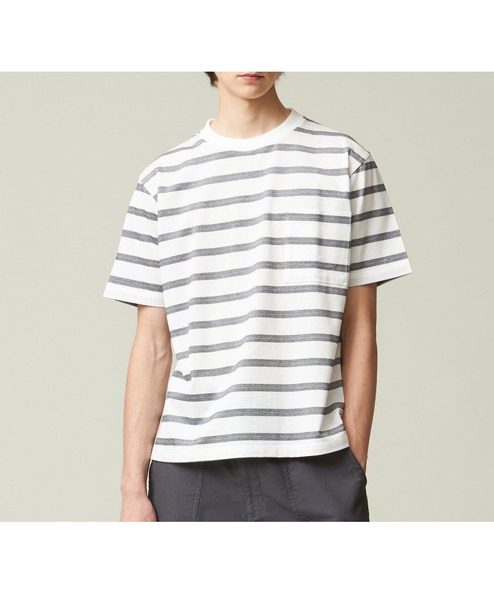 【ジェイ プレス/J.PRESS / MEN】のマルチボーダー カノコTシャツ 人気、トレンドファッション・服の通販 founy(ファニー) 　ファッション　Fashion　メンズファッション　Men's Style Online　トップス・カットソー　Tops/Tshirt/Men　シャツ　Shirts　カットソー　Cut And Sew　ジャケット　Jacket　ベーシック　Basic　ボーダー　Border　レギュラー　Regular　再入荷　Restock/Back In Stock/Re Arrival　夏　Summer　春　Spring　S/S・春夏　Ss・Spring/Summer　 other-1|ID: prp329100004500709 ipo3291000000032602877