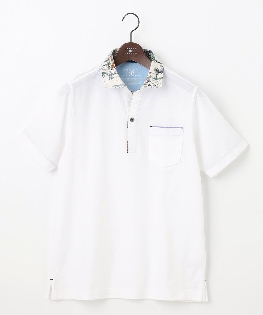 【ジョセフ アブード/JOSEPH ABBOUD / MEN】の【日経スタイルマガジン掲載・KAHALAコラボ・高機能】カハラ アロハ ダディ 半袖 ポロシャツ インテリア・キッズ・メンズ・レディースファッション・服の通販 founy(ファニー) 　ファッション　Fashion　メンズファッション　MEN　トップス・カットソー　Tops/Tshirt/Men　シャツ　Shirts　ポロシャツ　Polo Shirts　アロハ　Aloha　オーガニック　Organic　春　Spring　コラボ　Collaboration　吸水　Water Absorption　抗菌　Antibacterial　スキッパー　Skipper　雑誌　Magazine　人気　Popularity　ポロシャツ　Polo Shirt　半袖　Short Sleeve　S/S・春夏　Ss・Spring/Summer　おすすめ　Recommend　夏　Summer　ギフト プレゼント　Gift Present　ホワイト系|ID: prp329100004500717 ipo3291000000031987889