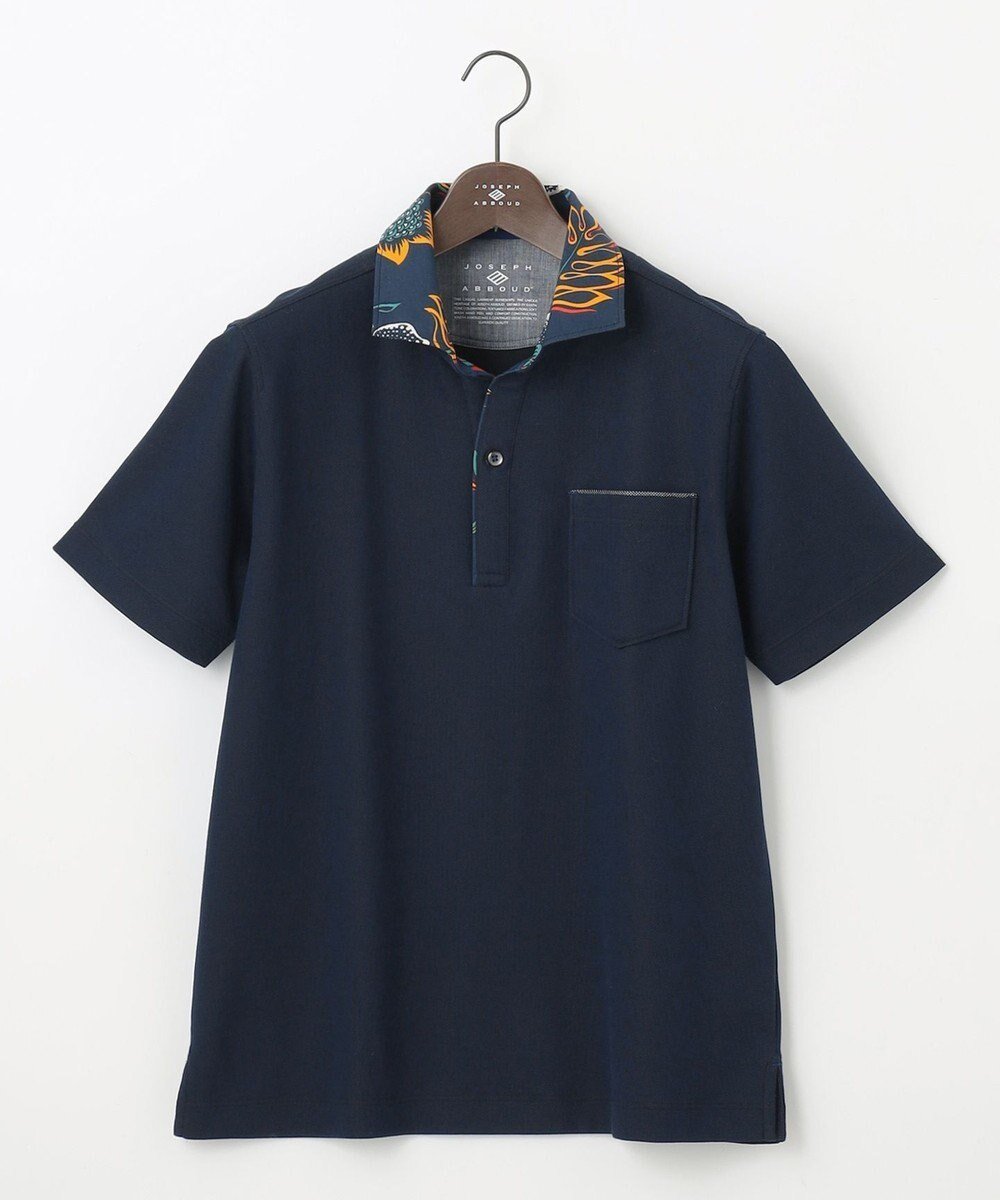 【ジョセフ アブード/JOSEPH ABBOUD / MEN】の【日経スタイルマガジン掲載・KAHALAコラボ・高機能】カハラ アロハ ダディ 半袖 ポロシャツ インテリア・キッズ・メンズ・レディースファッション・服の通販 founy(ファニー) 　ファッション　Fashion　メンズファッション　MEN　トップス・カットソー　Tops/Tshirt/Men　シャツ　Shirts　ポロシャツ　Polo Shirts　アロハ　Aloha　オーガニック　Organic　春　Spring　コラボ　Collaboration　吸水　Water Absorption　抗菌　Antibacterial　スキッパー　Skipper　雑誌　Magazine　人気　Popularity　ポロシャツ　Polo Shirt　半袖　Short Sleeve　S/S・春夏　Ss・Spring/Summer　おすすめ　Recommend　夏　Summer　ギフト プレゼント　Gift Present　ネイビー系|ID: prp329100004500717 ipo3291000000031987892