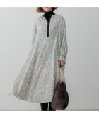 【23区/NIJYUSANKU】の【洗える】モノクロトーンプリント ワンピース アイボリー系|ID: prp329100004500731 ipo3291000000033217664