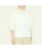 【ジョゼフ/JOSEPH】の【洗える】コットンシルク ラウンドネックブラウス Ivory|ID: prp329100004500747 ipo3291000000031755341