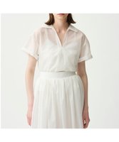 【アンクレイヴ/uncrave】の【手洗い可】シアー オーガンジー ショート シャツ 人気、トレンドファッション・服の通販 founy(ファニー) ファッション Fashion レディースファッション Ladies' Fashion Online トップス・カットソー Tops/Tshirt シャツ/ブラウス Shirts/Blouses インナー Inner エアリー Airy オーガンジー Organdy 春 Spring サマー Summer シアー Sheer ショート Short シンプル Simple スキッパー Skipper セットアップ Set Up ドレス Dress フレア Flare ブライト Bright ペプラム Peplum S/S・春夏 Ss・Spring/Summer 夏 Summer エレガント 上品 Elegant |ID:prp329100004500771