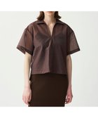 【アンクレイヴ/uncrave】の【手洗い可】シアー オーガンジー ショート シャツ 人気、トレンドファッション・服の通販 founy(ファニー) ファッション Fashion レディースファッション Fashion for Women トップス・カットソー Cut & Sew Tops シャツ・ブラウス・オフィスカジュアル Elegant Blouses & Button-Ups インナー Innerwear エアリー Airy Texture オーガンジー Organza Fabric 春 Spring サマー Summer, Summer Style シアー Sheer, See-Through ショート Short, Short Length シンプル Simple, Minimal スキッパー Skipper, Open Collar セットアップ Set-Up, Coordinated Outfit ドレス Dress, One-Piece フレア Flare, Flared ブライト Bright, Shiny ペプラム Peplum, Flared Hem S/S・春夏 SS, Spring/Summer, Warm Season 夏 Summer エレガント 上品 Elegant thumbnail ブラウン|ID: prp329100004500771 ipo3291000000033168142