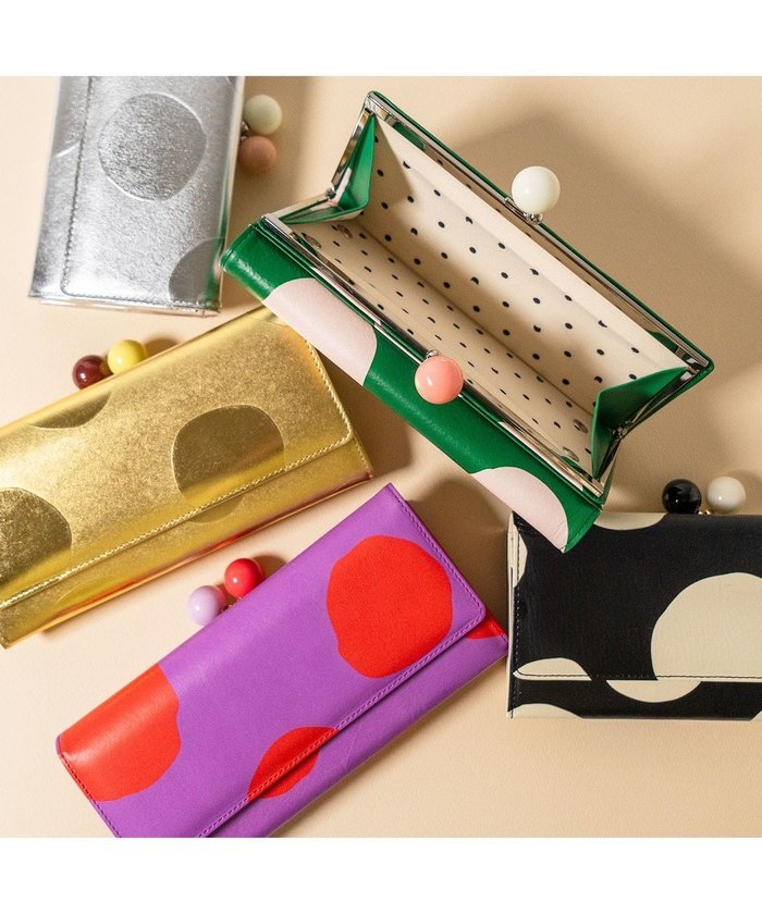 【ツモリチサト キャリー/tsumori chisato CARRY】のズームドット がま口 長財布 インテリア・キッズ・メンズ・レディースファッション・服の通販 founy(ファニー) https://founy.com/ ファッション Fashion レディースファッション WOMEN 財布 Wallets ドット Dot ネコ Cat 再入荷 Restock/Back In Stock/Re Arrival 手描き Hand Drawn 財布 Wallet |ID: prp329100004500776 ipo3291000000031929903