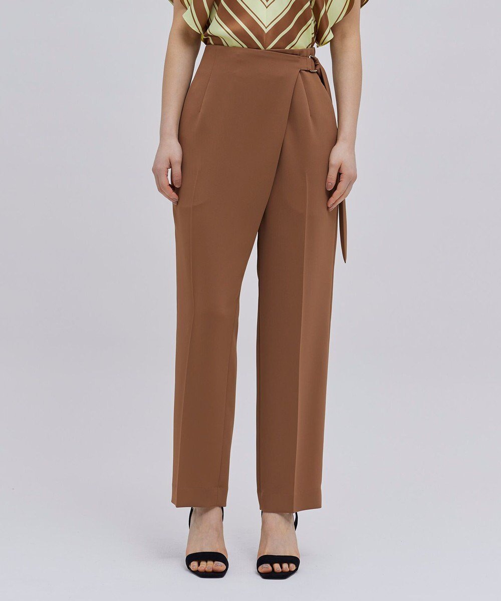 【ベイジ,/BEIGE,】の【洗える・Oggi 9月号掲載】LAMERAY / クロップドパンツ インテリア・キッズ・メンズ・レディースファッション・服の通販 founy(ファニー) 　雑誌掲載アイテム　Magazine Items　ファッション雑誌　Fashion Magazines　オッジ　Oggi　ファッション　Fashion　レディースファッション　Ladies' Fashion Online　パンツ　Pants　9月号　September Issue　ウォッシャブル　Washable　シルク　Silk　ラップ　Wrap　ビジネス 仕事 通勤　Business　夏　Summer　春　Spring　S/S・春夏　Ss・Spring/Summer　洗える　Washable　雑誌　Magazine　Camel|ID: prp329100004500782 ipo3291000000032644181