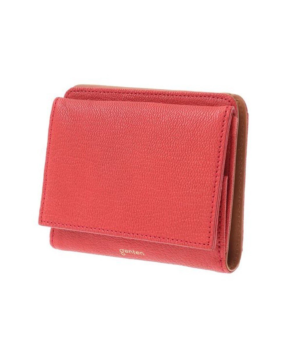 【ゲンテン/genten】の【新色】フレスコ 二つ折り財布 インテリア・キッズ・メンズ・レディースファッション・服の通販 founy(ファニー) ファッション Fashion レディースファッション Fashion for Women ミニ財布・二つ折り財布 Wallets & Card Cases イタリア Italy インド Indian Textile コンパクト Compact, Small Size シンプル Simple, Minimal 財布 Wallet, Purse ポケット Pocket, Pocket Detail エレガント 上品 Elegant アカ|ID: prp329100004500787 ipo3291000000036256641