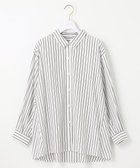 【エニィ スィス/any SiS】の【洗える】バックシャンイージーケア シャツ オフ×ストライプ|ID: prp329100004500791 ipo3291000000034463588