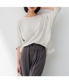 【23区/NIJYUSANKU】の【洗える】ストレッチジョーゼット フォルム カットソー ベージュ系|ID: prp329100004500873 ipo3291000000032037741