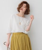 【23区/NIJYUSANKU】の【洗える】ストレッチジョーゼット フォルム カットソー ホワイト系|ID: prp329100004500873 ipo3291000000032037743